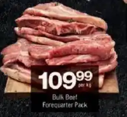 Checkers Bulk Beef Forequarter Pack offer