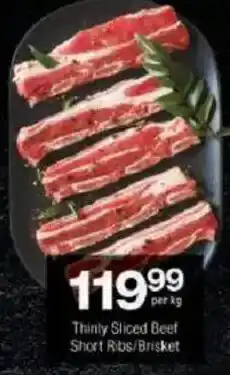 Checkers Thinly Sliced Beef Short Ribs/Brisket offer