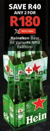 Checkers Heineken Beer offer
