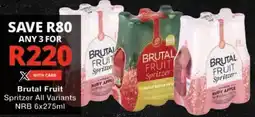 Checkers Brutal Fruit Spritzer offer
