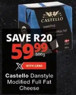 Checkers Castello Danstyle Modified Full Fat Cheese offer