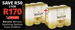 Checkers Bernini Mimosa Sparkling Spritzer offer
