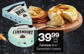 Checkers Fairview Brie/Camembert Cheese offer