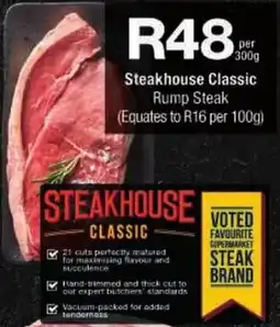 Checkers Steakhouse Classic Rump Steak offer