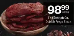 Checkers The Ostrich Co. Ostrich Prego Steak offer