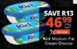 Checkers Kiri Medium Fat Cream Cheese offer