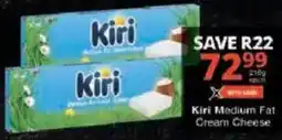 Checkers Kiri Medium Fat Cream Cheese offer