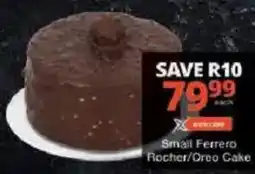 Checkers Small Ferrero Rocher/Oreo Cake offer