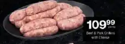 Checkers Beef & Pork Grillers with Cheese offer