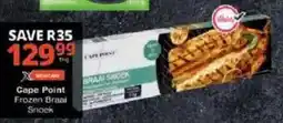 Checkers Cape Point Frozen Braai Snoek offer