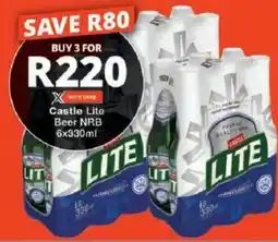 Checkers Castle Lite Beer NRB offer