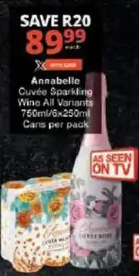 Checkers Annabelle Cuvee Sparkling Wine offer