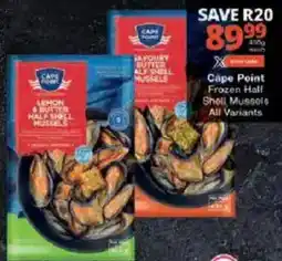 Checkers Cape Point Savoury Butter Half Shell Mussels offer