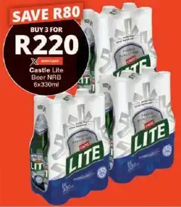Checkers Castle Lite Beer NRB offer
