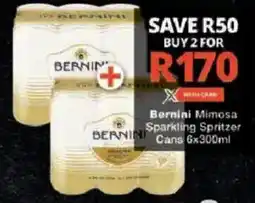 Checkers Bernini Mimosa Sparkling Spritzer offer