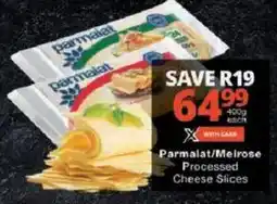 Checkers Parmalat/Melrose Processed Cheese Slices offer