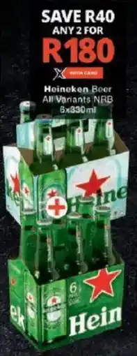 Checkers Heineken Beer offer