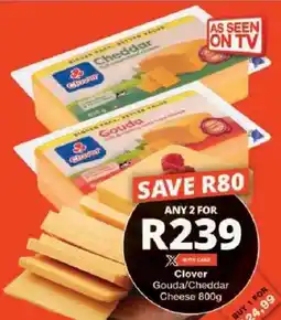 Checkers Clover Gouda/Cheddar Cheese offer