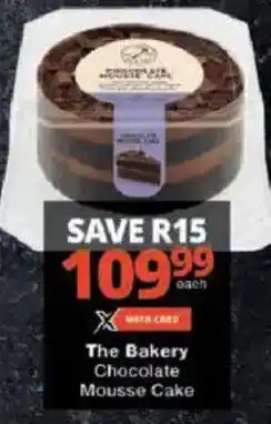 Checkers The Bakery Chocolate Mousse Cake offer