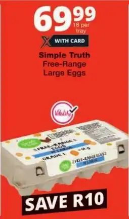 Checkers Simple Truth Free-Range Large Eggs offer