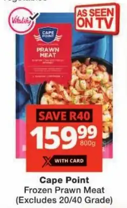 Checkers Cape Point Frozen Prawn Meat offer