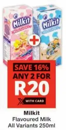 Checkers Milkit Flavoured Milk offer