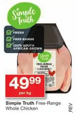 Checkers Simple Truth Free-Range Whole Chicken offer