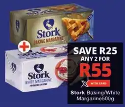 Checkers Stork Baking/White Margarine offer