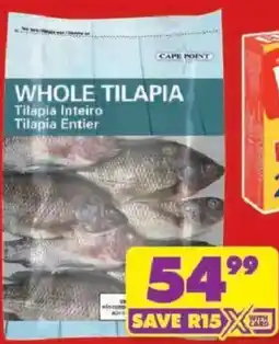 Shoprite CAPE POINT WHOLE TILAPIA offer