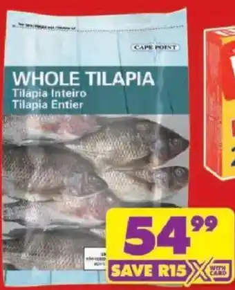 Shoprite CAPE POINT WHOLE TILAPIA offer