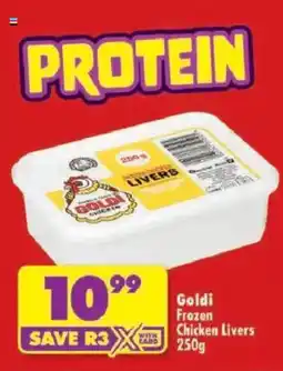 Shoprite Goldi Chicken Frozen Chicken Livers offer