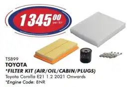Goldwagen TOYOTA FILTER KIT offer