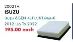 Goldwagen ISUZU 6GEN 4JJ1/JK1/Mu-X offer