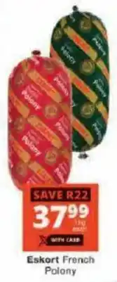 Checkers Eskort French Polony offer