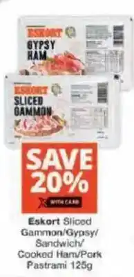 Checkers Eskort Sliced Gammon offer