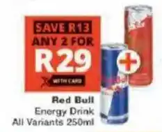 Checkers Red Bull Energy Drink offer