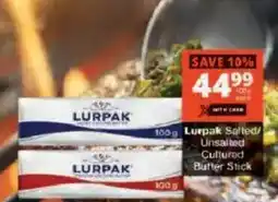 Checkers Lurpak Cultured Butter Stick offer