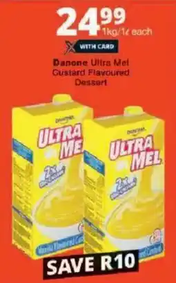 Checkers Banone Ultra Mel Custard Flavoured Dessert offer