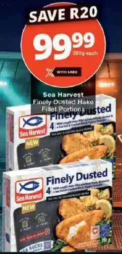 Checkers Sea Harvest Finely Dusted Fillet Portions offer