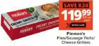 Checkers Pieman's Creamy Chicken Pie offer