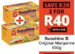 Checkers Sunshine D Original Margarine offer