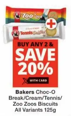 Checkers Zoo Zoos Biscuits offer