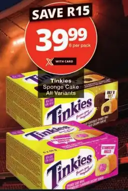 Checkers Tinkies Sponge Cake offer