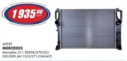 Goldwagen MERCEDES radiator offer