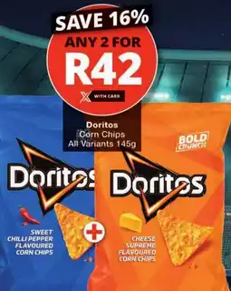 Checkers Doritos Corn Chips offer