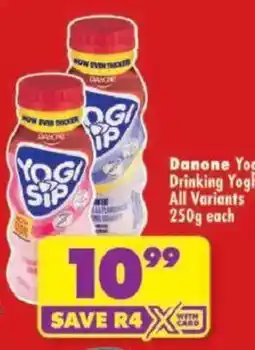 Shoprite Danone Yogi Sip offer