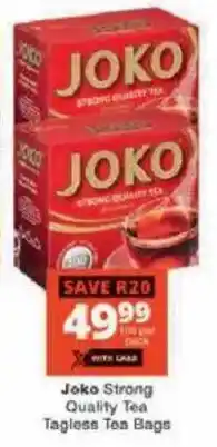 Checkers Joko Strong Quality Tea offer