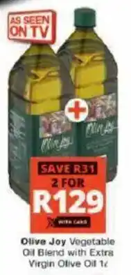 Checkers Olive Joy Vegetable Oil Blend with Extra Virgin Olive Oil offer