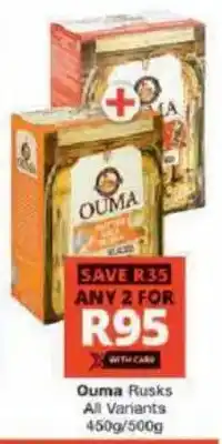Checkers Ouma Rusks offer
