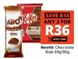 Checkers Nestlé Chocolate offer